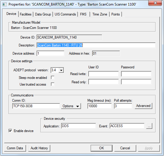 ScanCom EIE - Device Page ScanCom EIE - Device Page